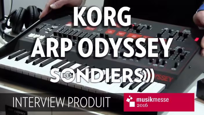 KORG ARP Odyssey -MusikMesse 2016
