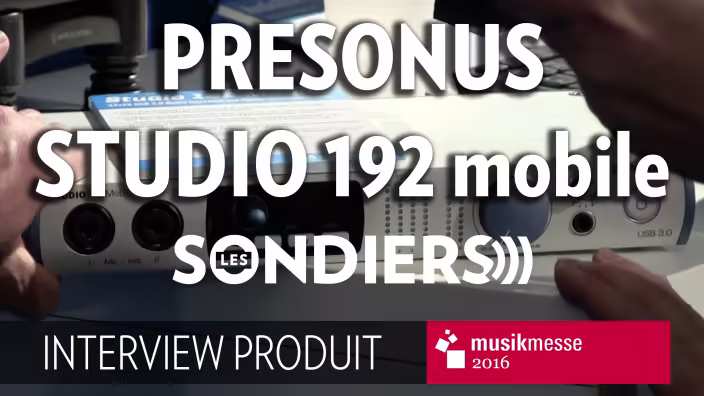 PreSonus STUDIO 192 Mobile - MusikMesse 2016