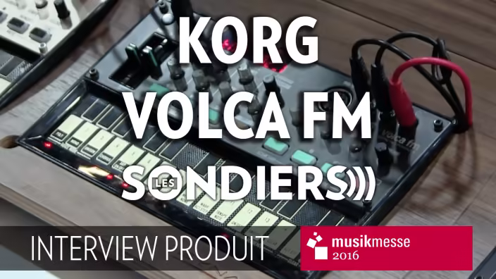 KORG Volca FM - MusikMesse 2016
