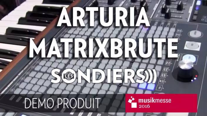Arturia MatrixBrute - MusikMesse 2016
