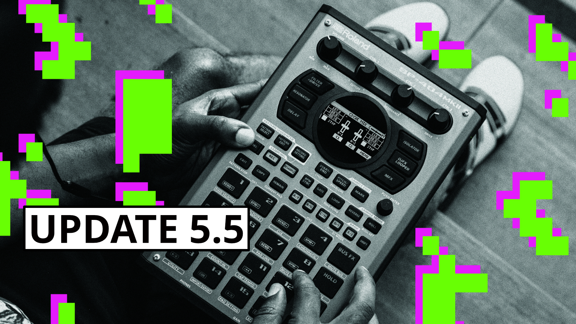 Roland SP-404MKII 5.5 : Le Sampler culte s'offre enfin le Side-Chain !