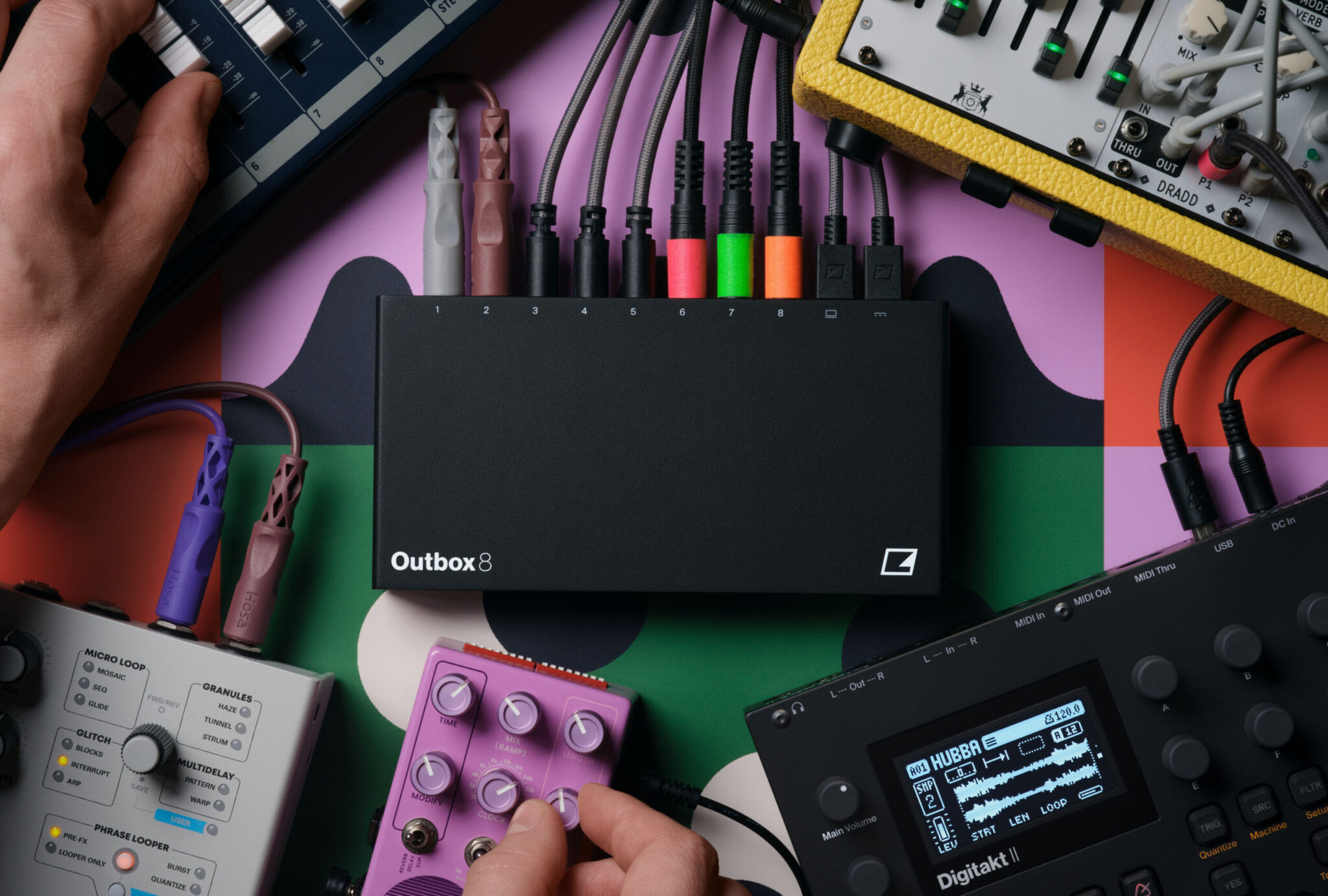 Elektron Outbox 8 : Huit Sorties Configurables pour Audio et CV
