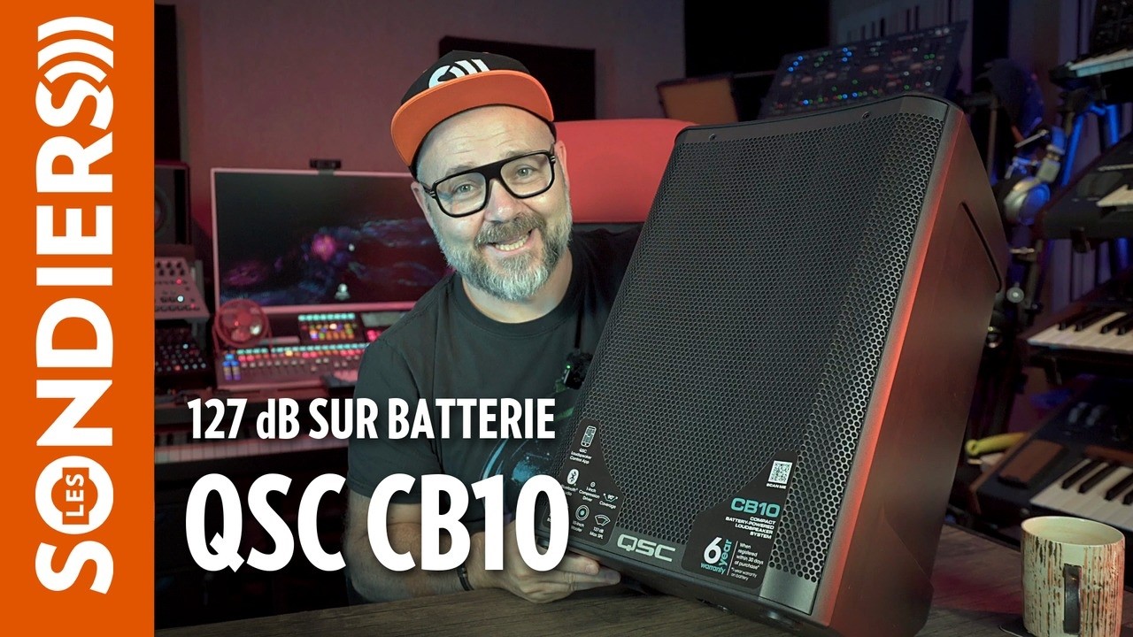 Une enceinte (pas que) Bluetooth qui dépote : QSC CB10