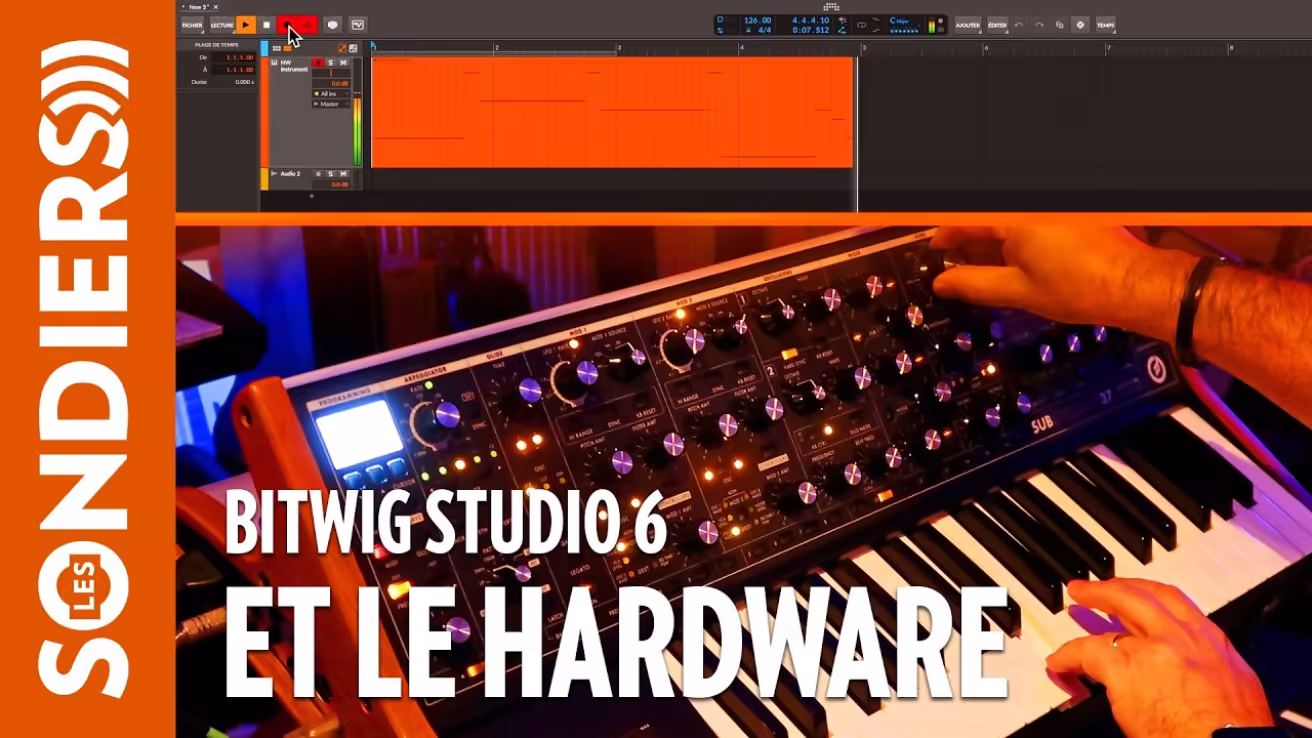 
<span>UTILISER SES CONTRÔLEURS ET SES SYNTHÉS AVEC BITWIG STUDIO 6</span>
