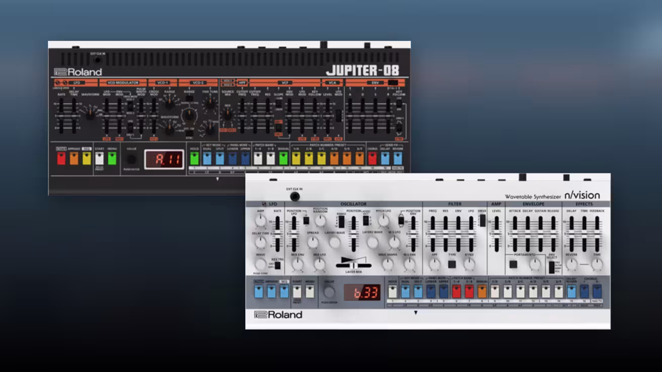 
<span>Roland Boutique : Jupiter-08 et n/vision rejoignent la famille</span>
