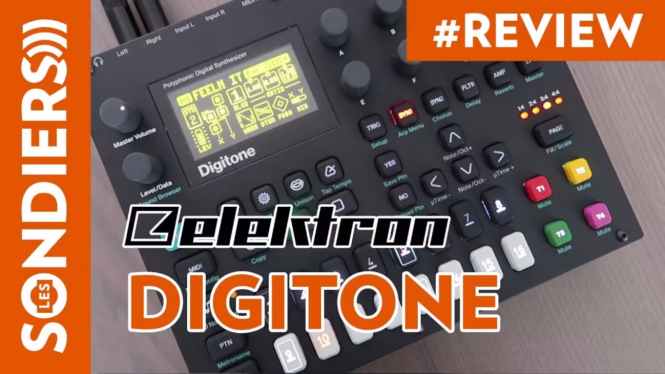 
<span>ELEKTRON DIGITONE : Synthé polyphonique FM et séquenceur pour fous furieux / demo et review</span>
