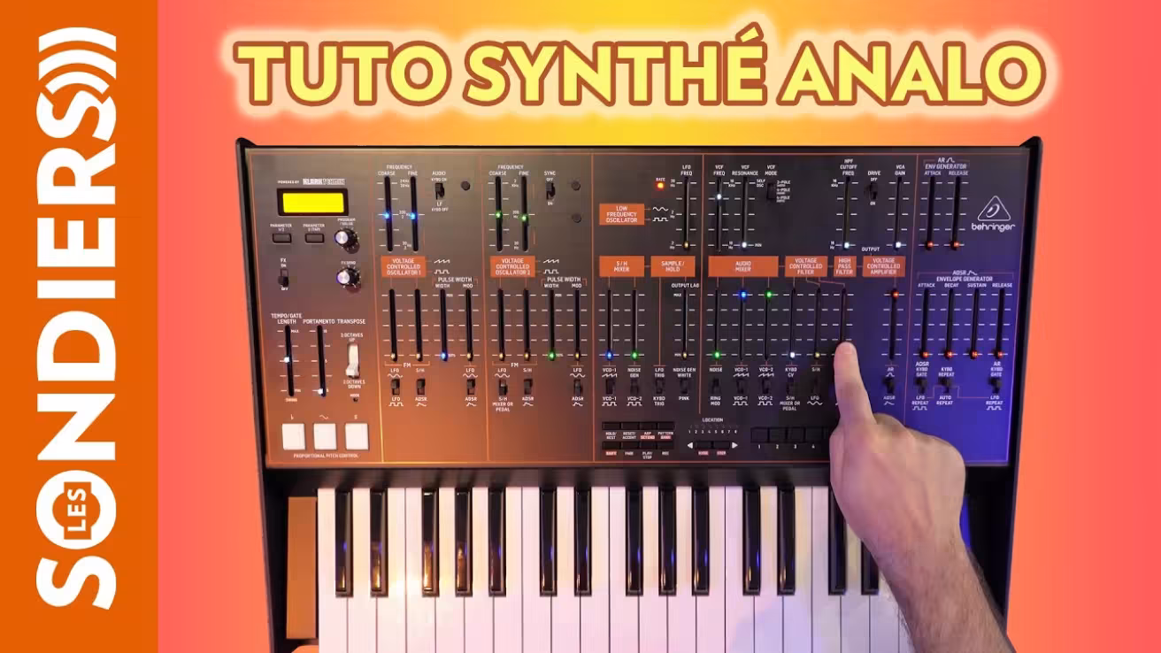
<span>Tuto Synthé analogique avec l'ODYSSEY de Behringer</span>
