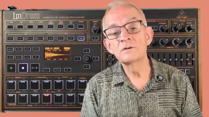 Ce que Roger Linn pense de la LM Drum Behringer