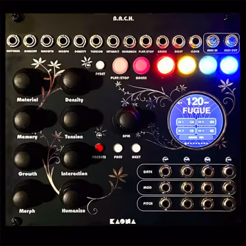 Kaona présente B.A.C.H., un compositeur génératif pour Eurorack et MIDI